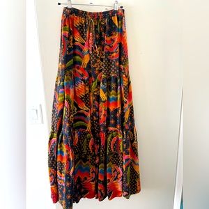 Tropical maxi Farm Rio skirt